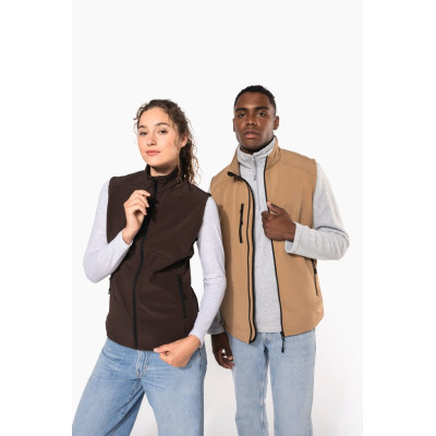 Ladies' softshell bodywarmer